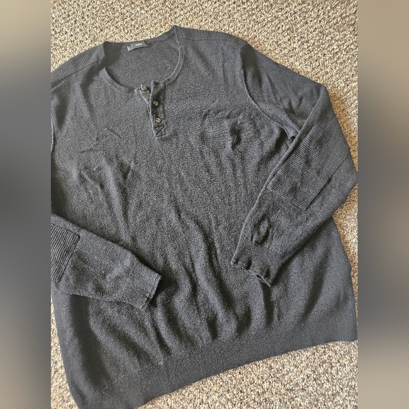 Vince Other - Vince Brand Wool/Cashmere Blend Men's Henley Sweater Xxl